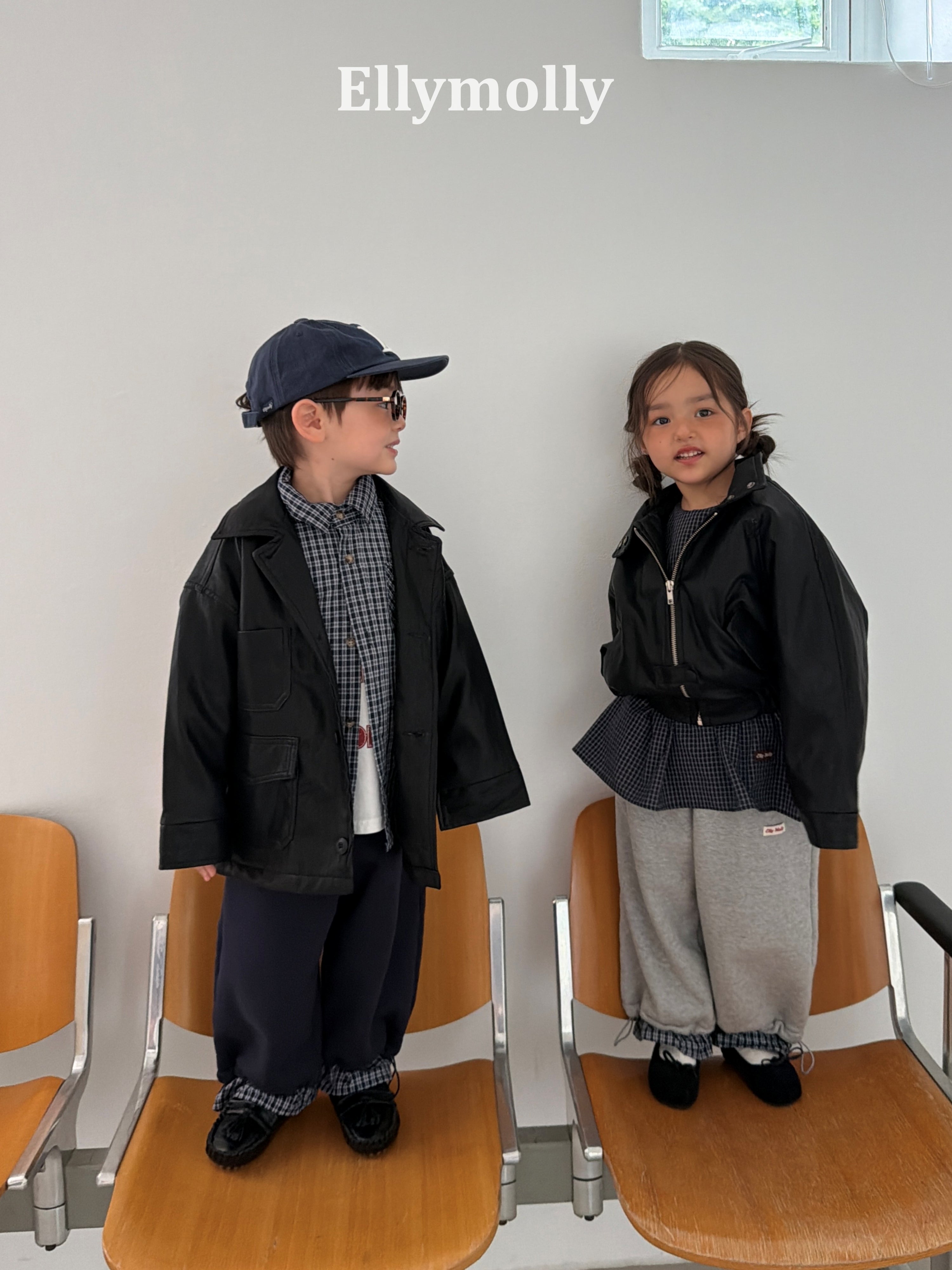 ［ELLY MOLLY］Deep tone utility jacket