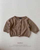 ［Aosta］Knit Cashmere Cardigan