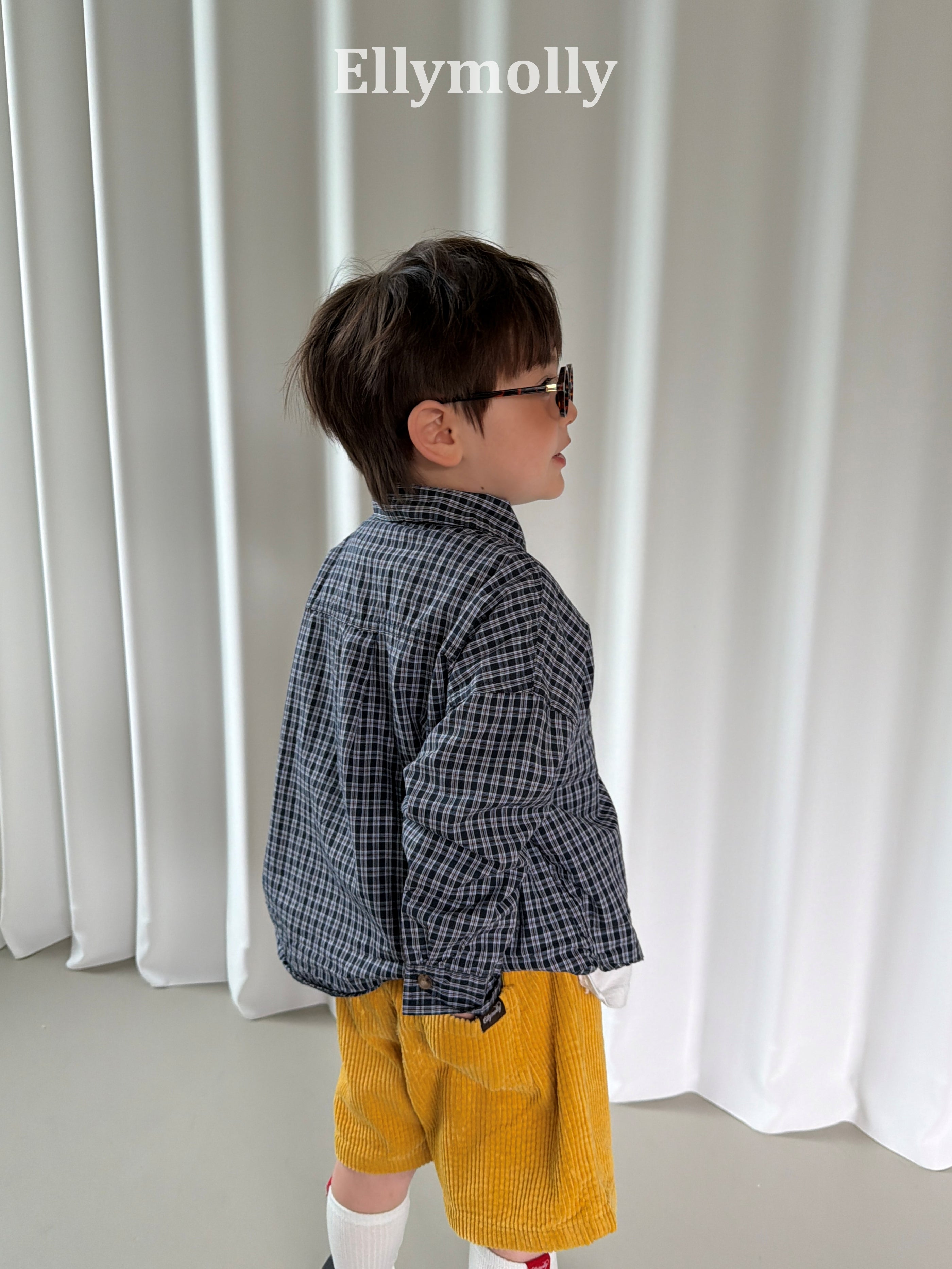［ELLY MOLLY］Soda corduroy half pants