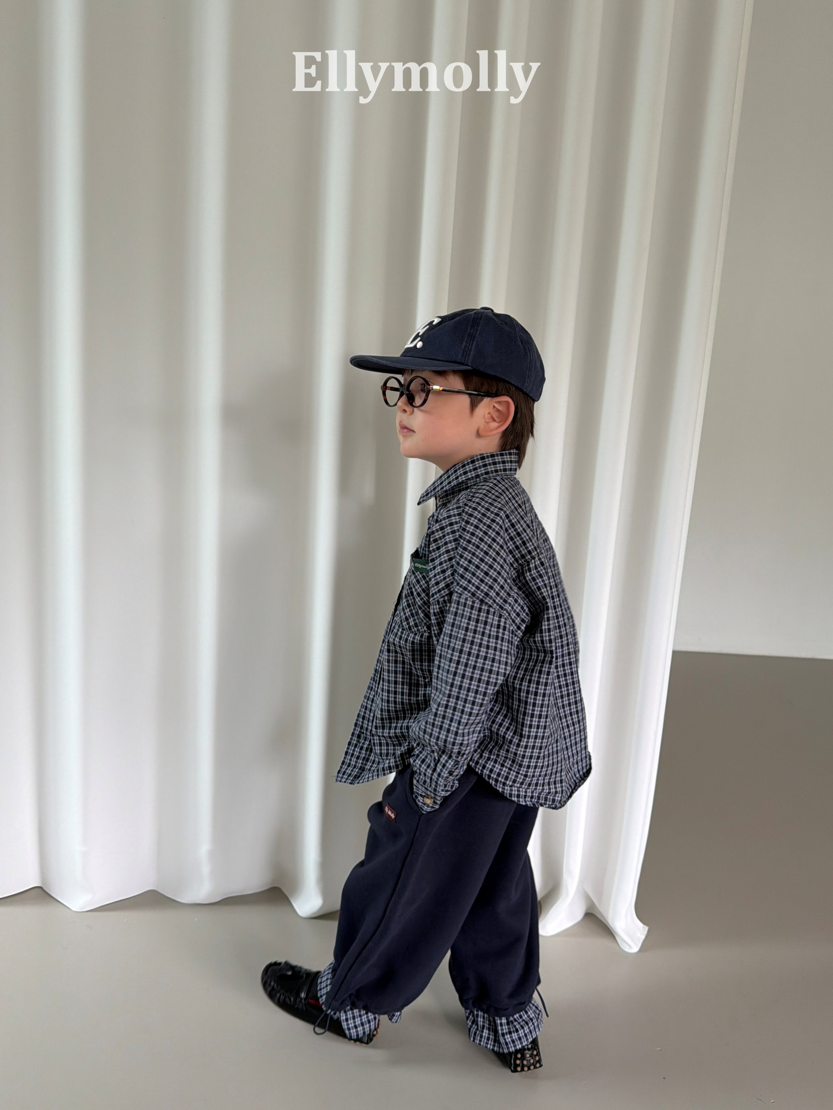 ［ELLY MOLLY］Maison check shirt