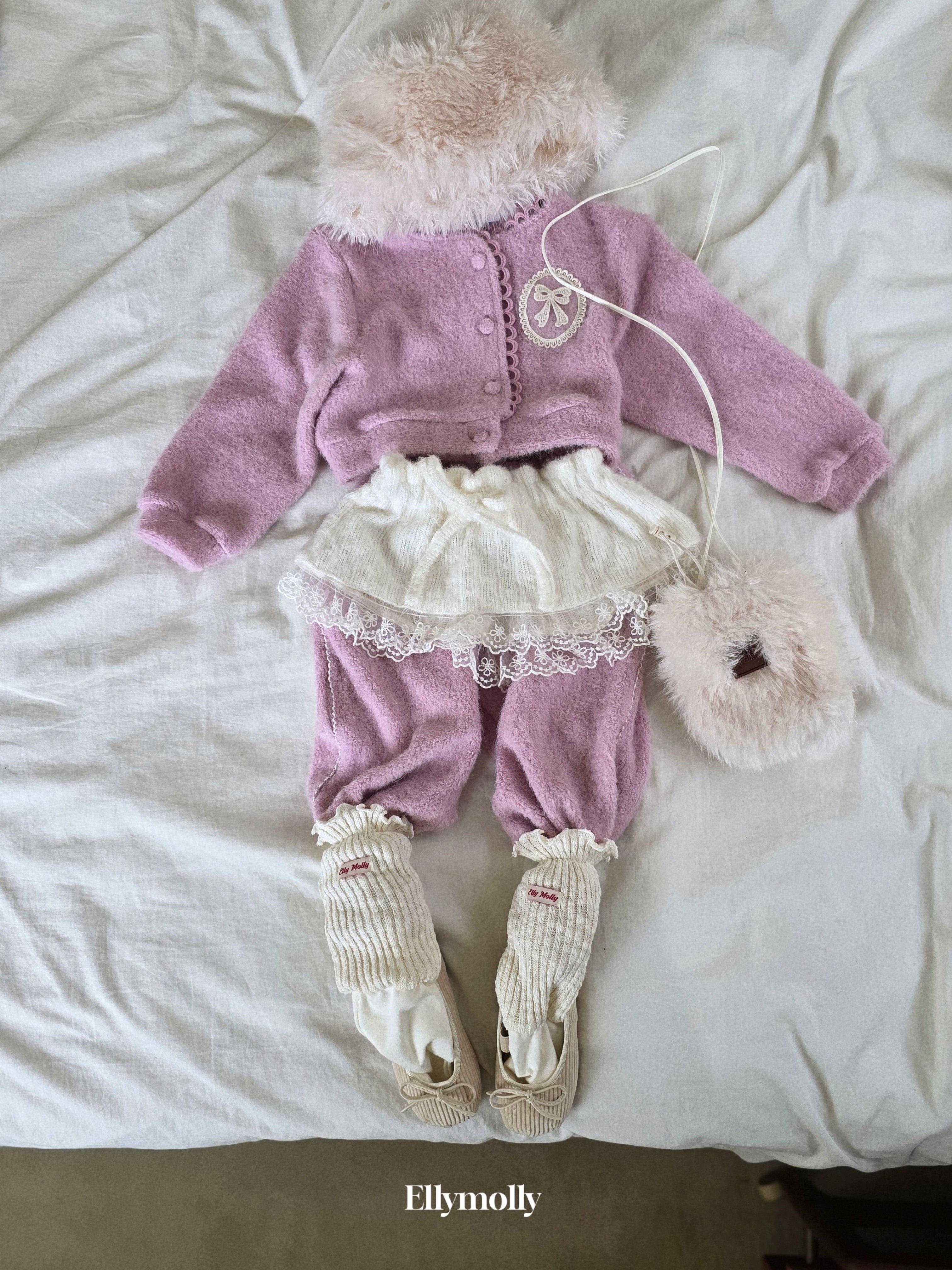 ［ELLY MOLLY］Fudge hug cardigan