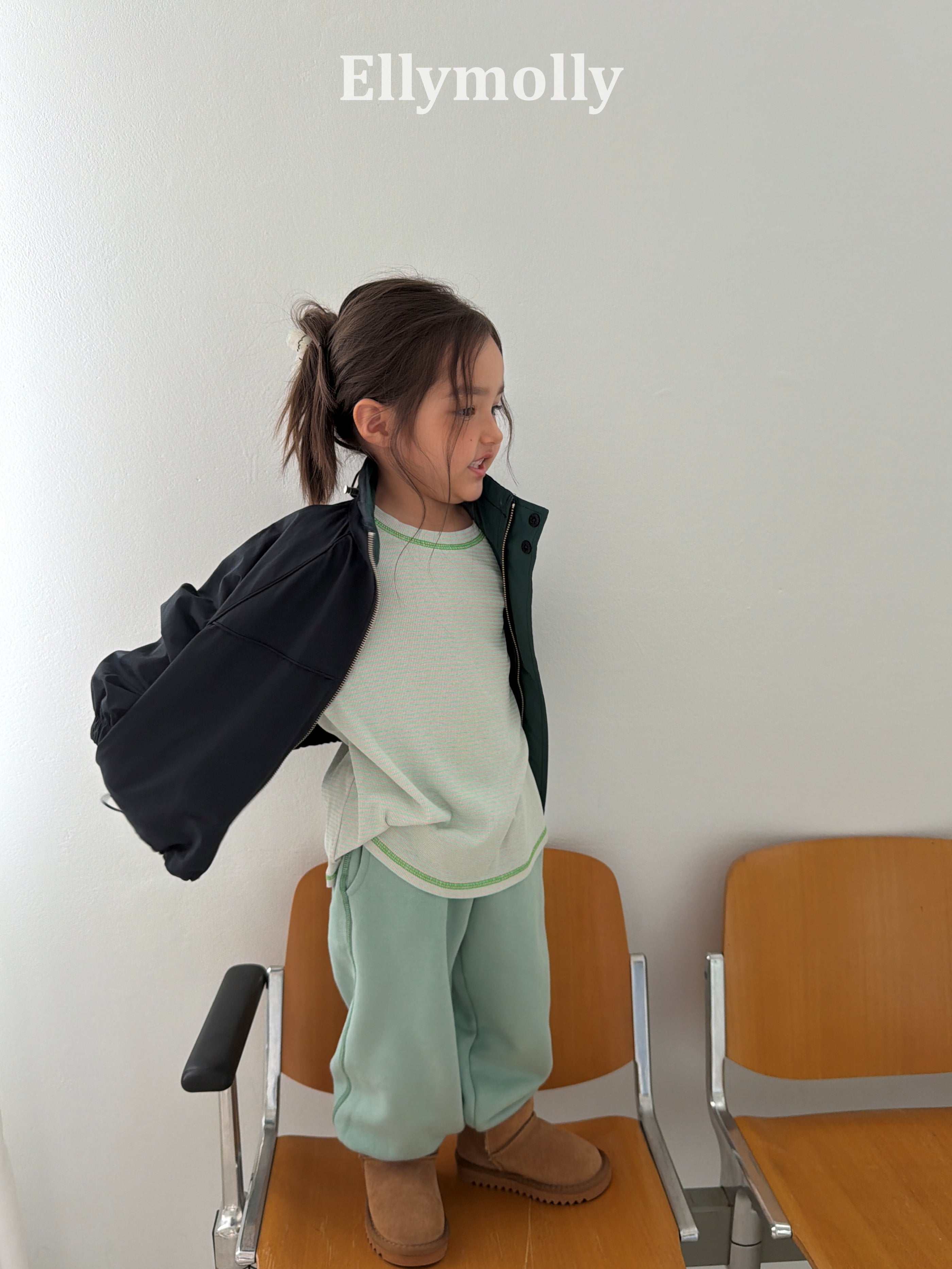 ［ELLY MOLLY］Flame windbreaker