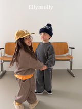 ［ELLY MOLLY］Waffle jogger pants