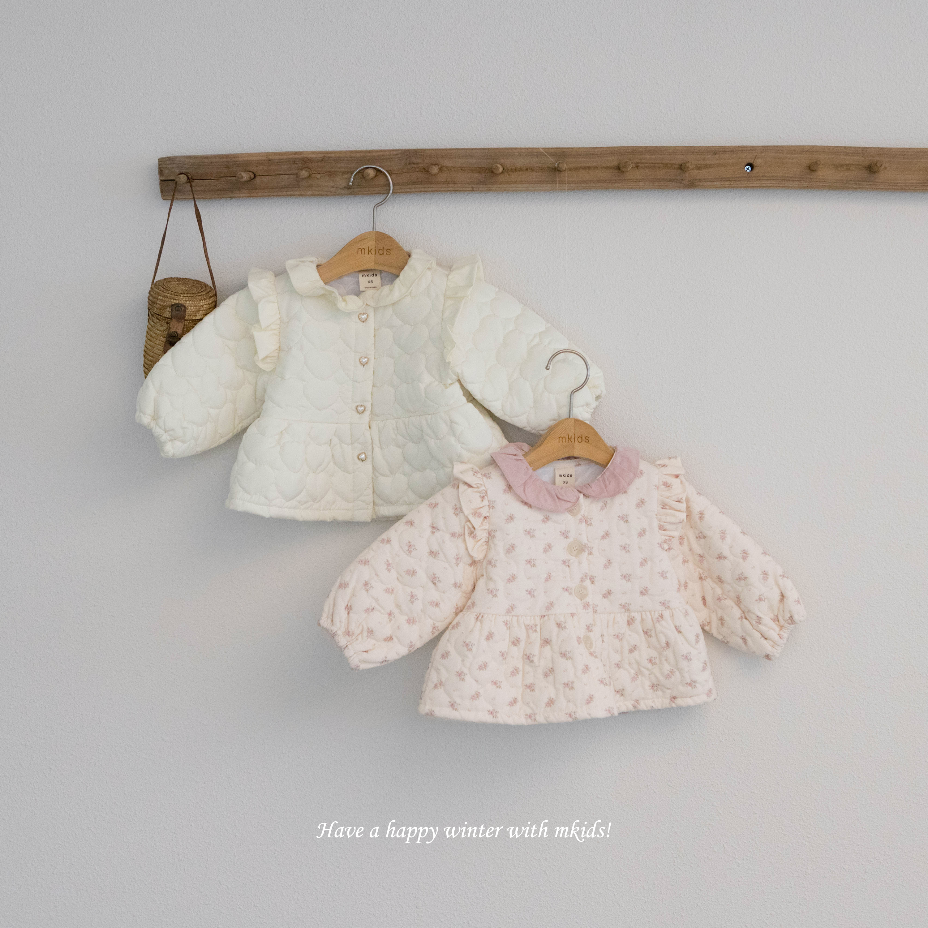 ［mkids］Love you quilting jacket