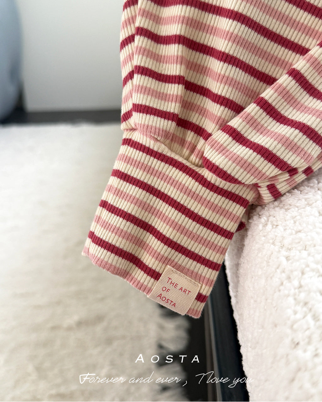 ［Aosta］Crayon Stripe Pants