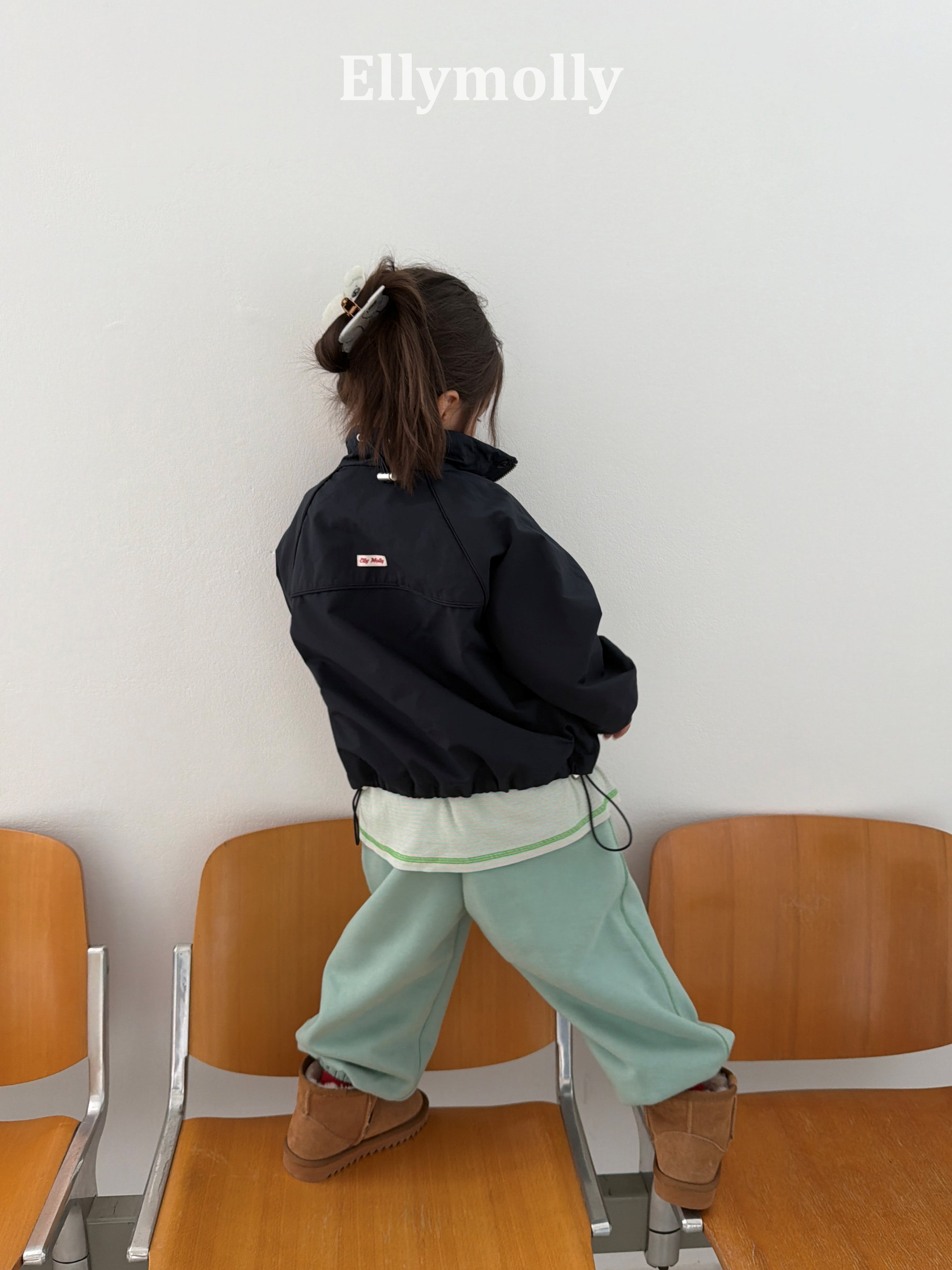 ［ELLY MOLLY］Flame windbreaker