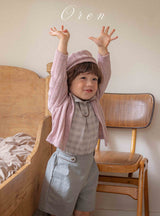 ［OREN］Allo cardigan & beret set
