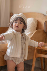 ［OREN］Allo cardigan & beret set