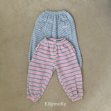 ［ELLY MOLLY］Gray heart jogger pants