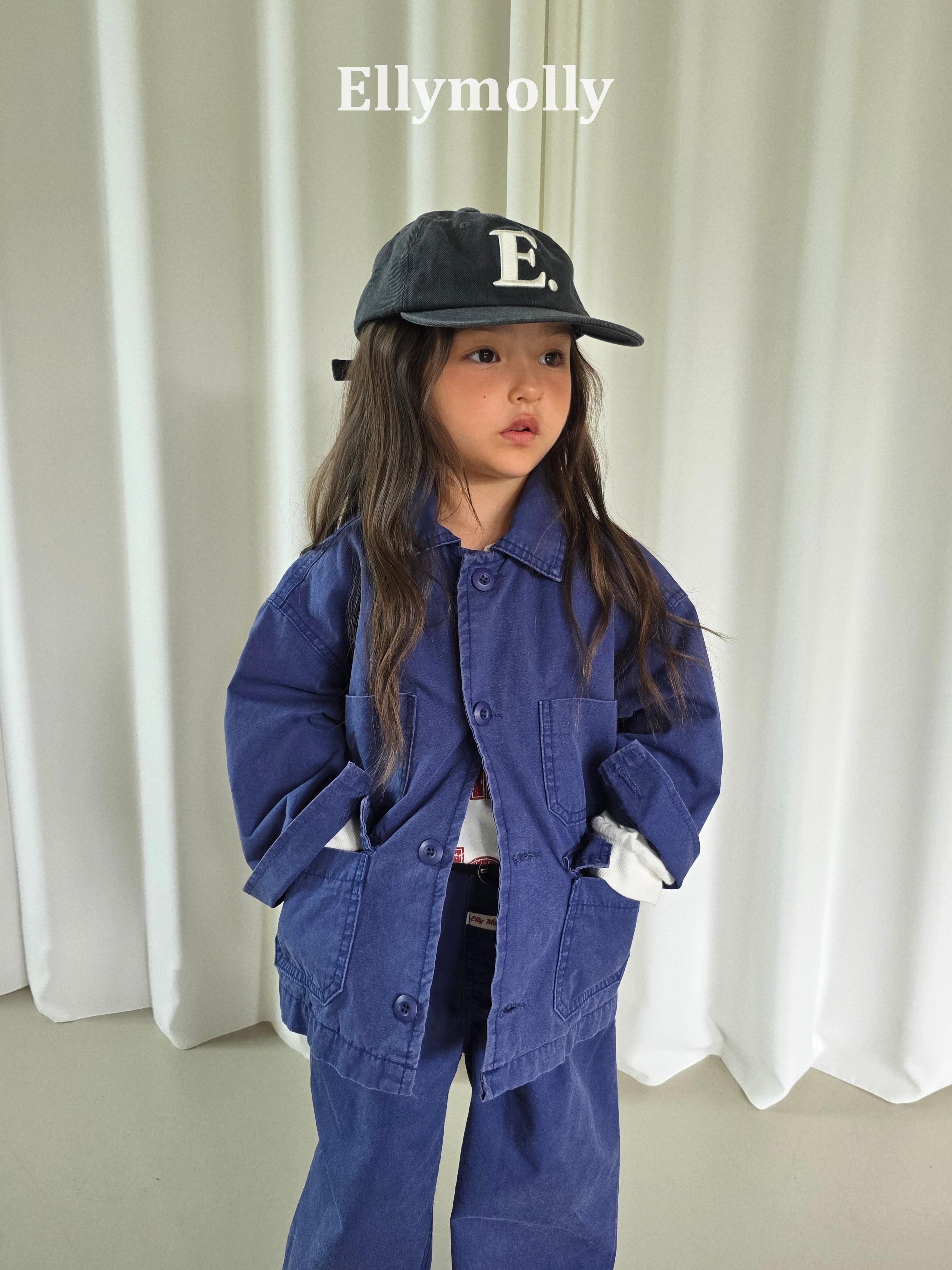 ［ELLY MOLLY］Deep tone utility jacket