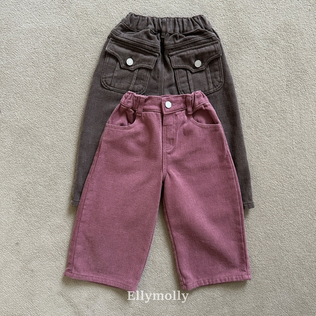［ELLY MOLLY］Pocket caccion pants