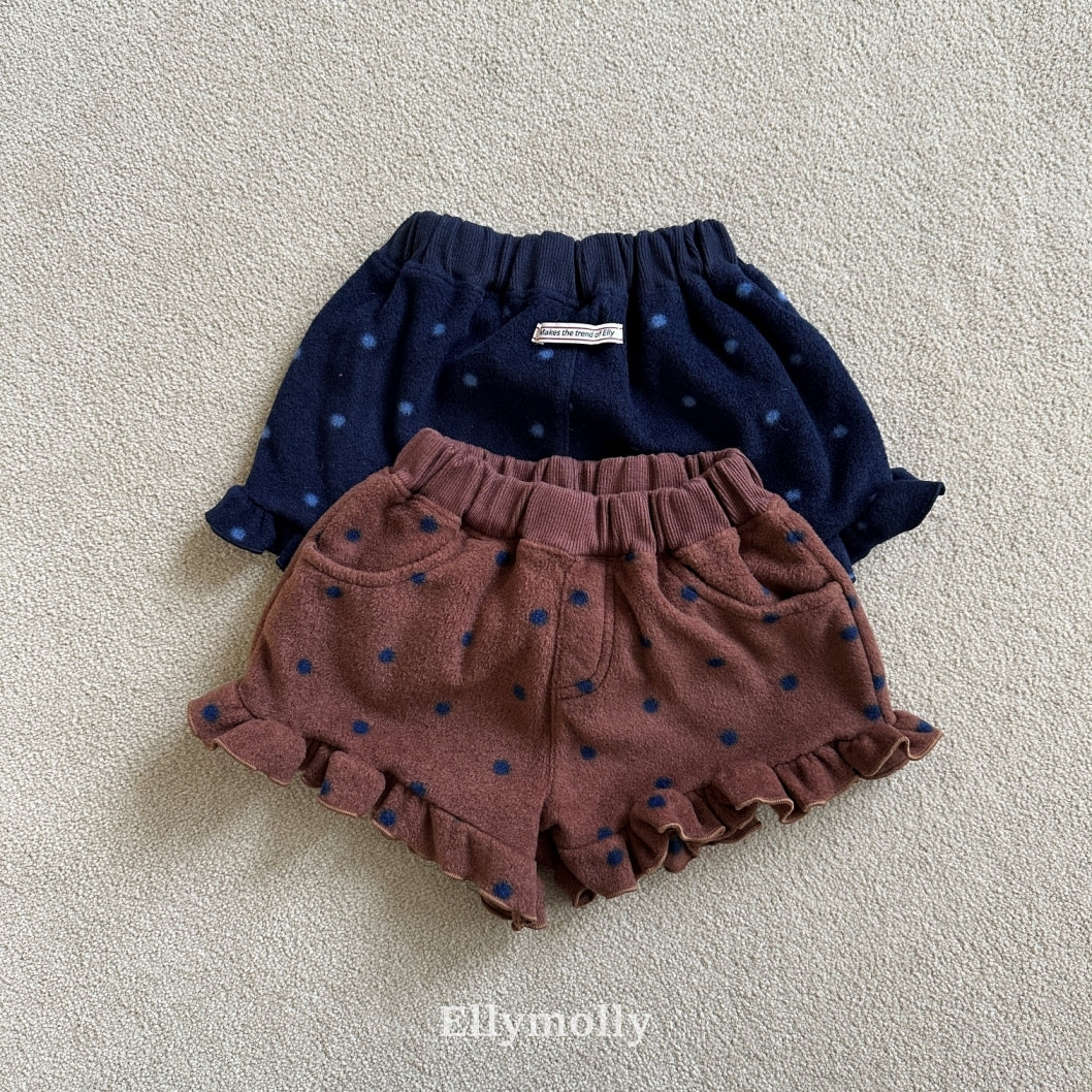 ［ELLY MOLLY］Dot frill pants