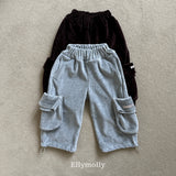 ［ELLY MOLLY］Rolling big cargo pants
