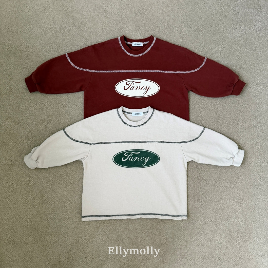 ［ELLY MOLLY］Fancy boxy tee