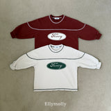 ［ELLY MOLLY］Fancy boxy tee