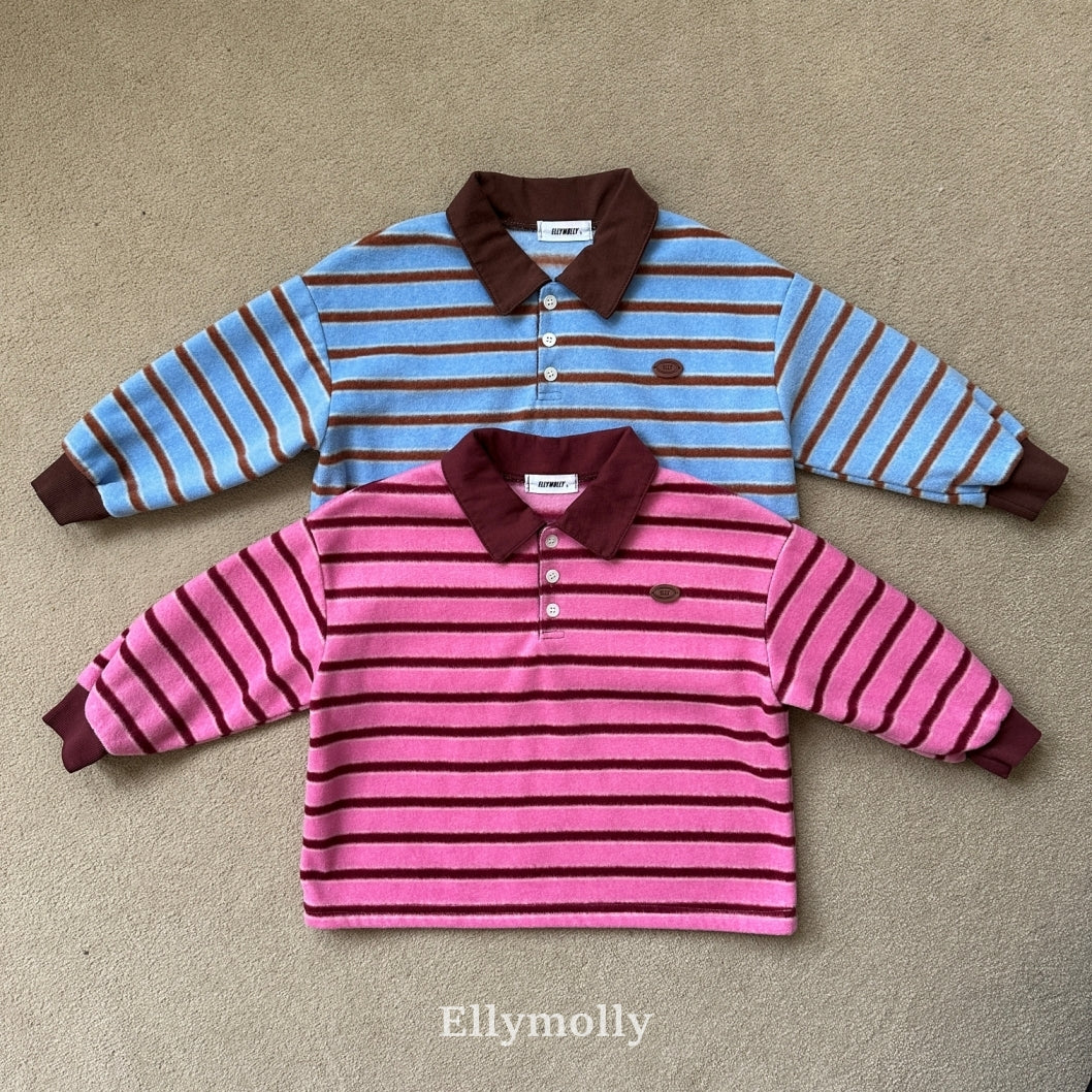 ［ELLY MOLLY］Pompom snow collar tee