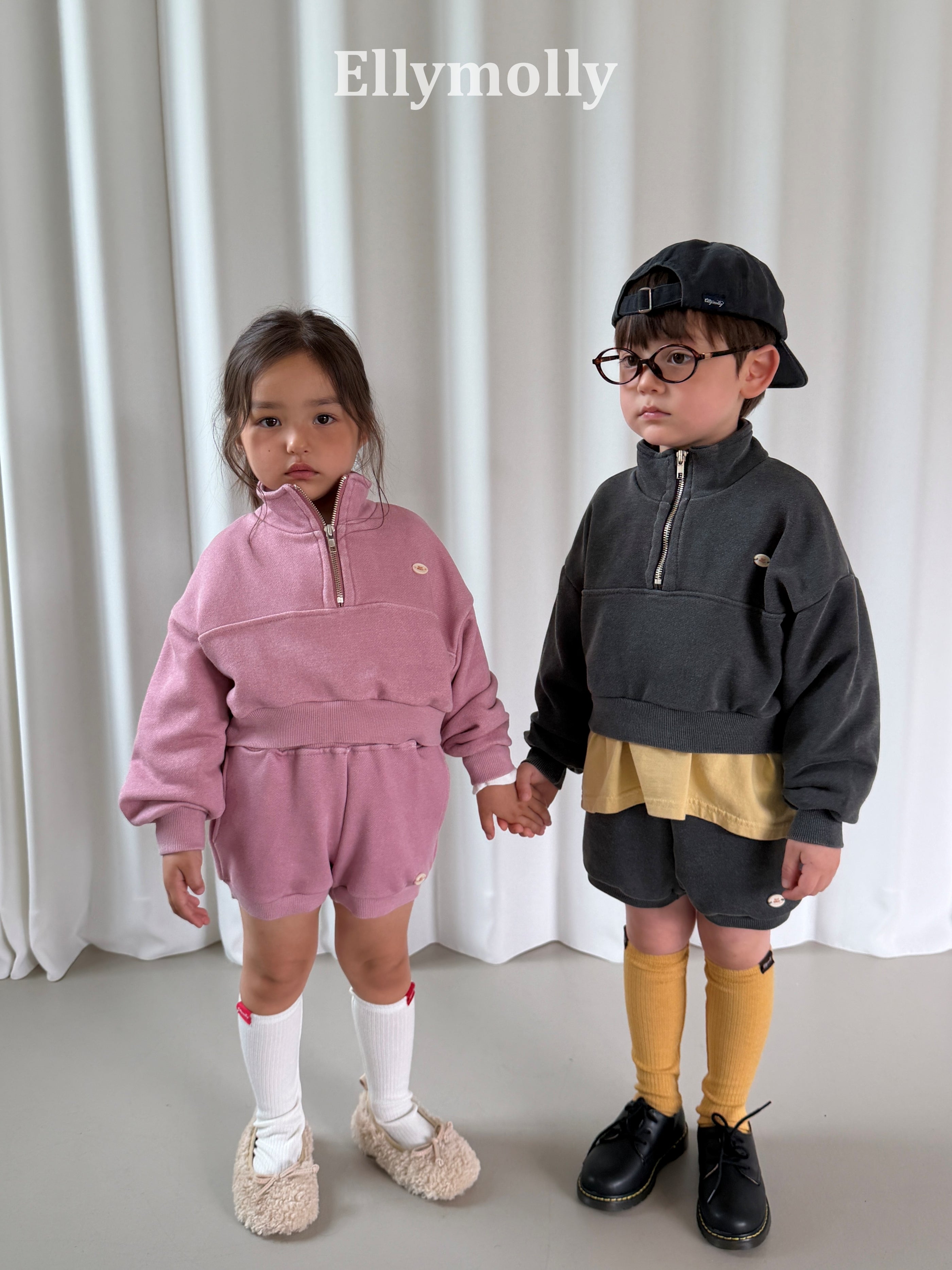 ［ELLY MOLLY］Arch pigment zip up