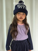 ［ELLY MOLLY］Color block raglan tee