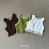 ［ELLY MOLLY］Blooming knit bustier
