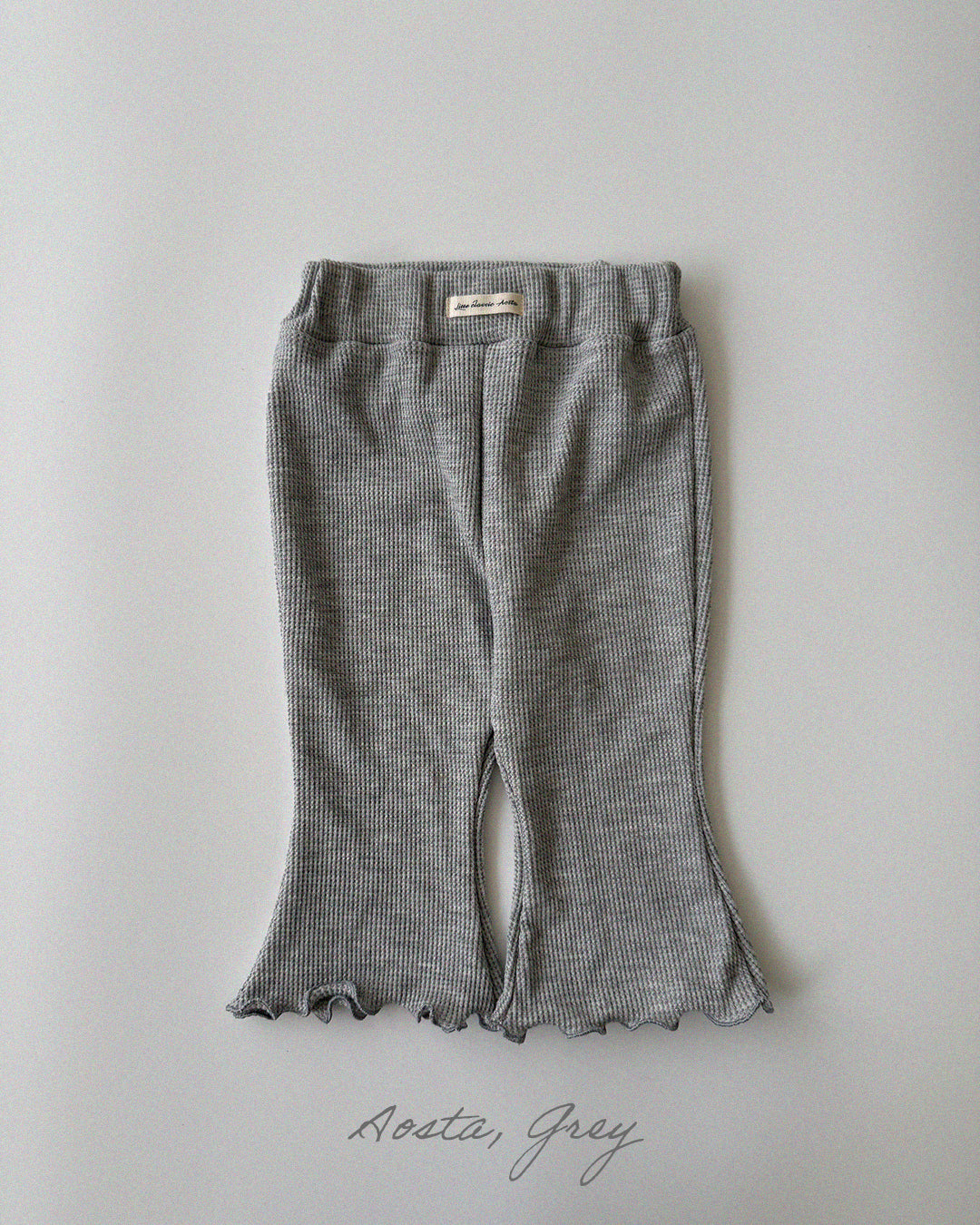 ［Aosta］Jelly Waffle Pants