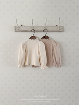 Mellow rib puff tops