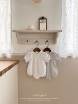 Rabi frill puff rompers