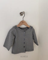 ［Aosta］Kiki Check Cardigan