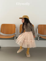 ［ELLY MOLLY］Dine wave rib tops