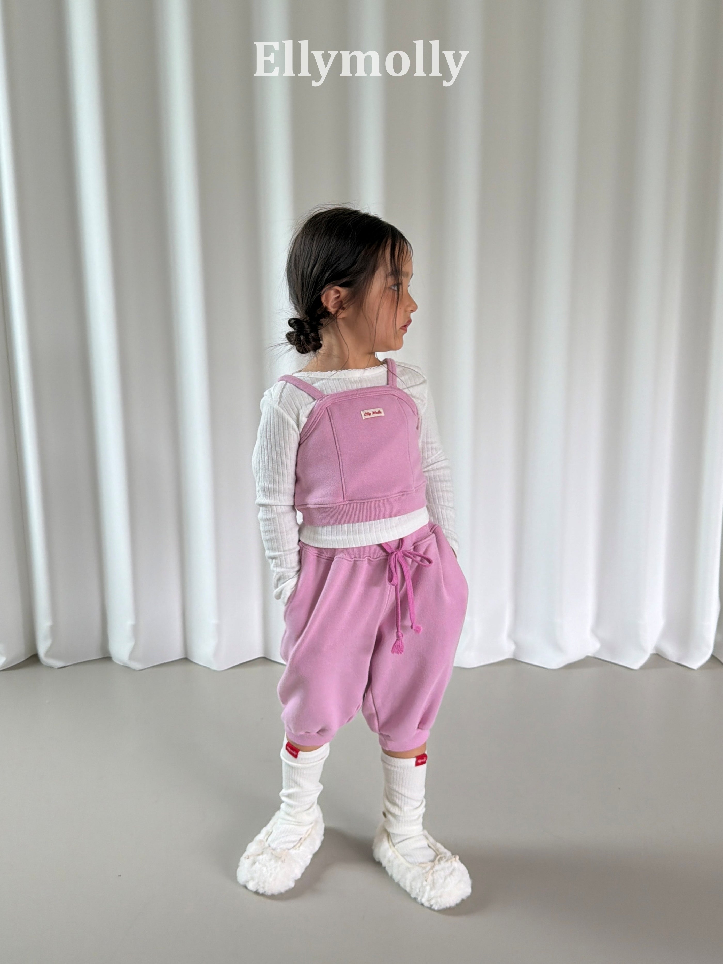 ［ELLY MOLLY］Bubble capri pants