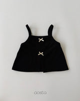 ［Aosta］Bibi Ribbon Vest