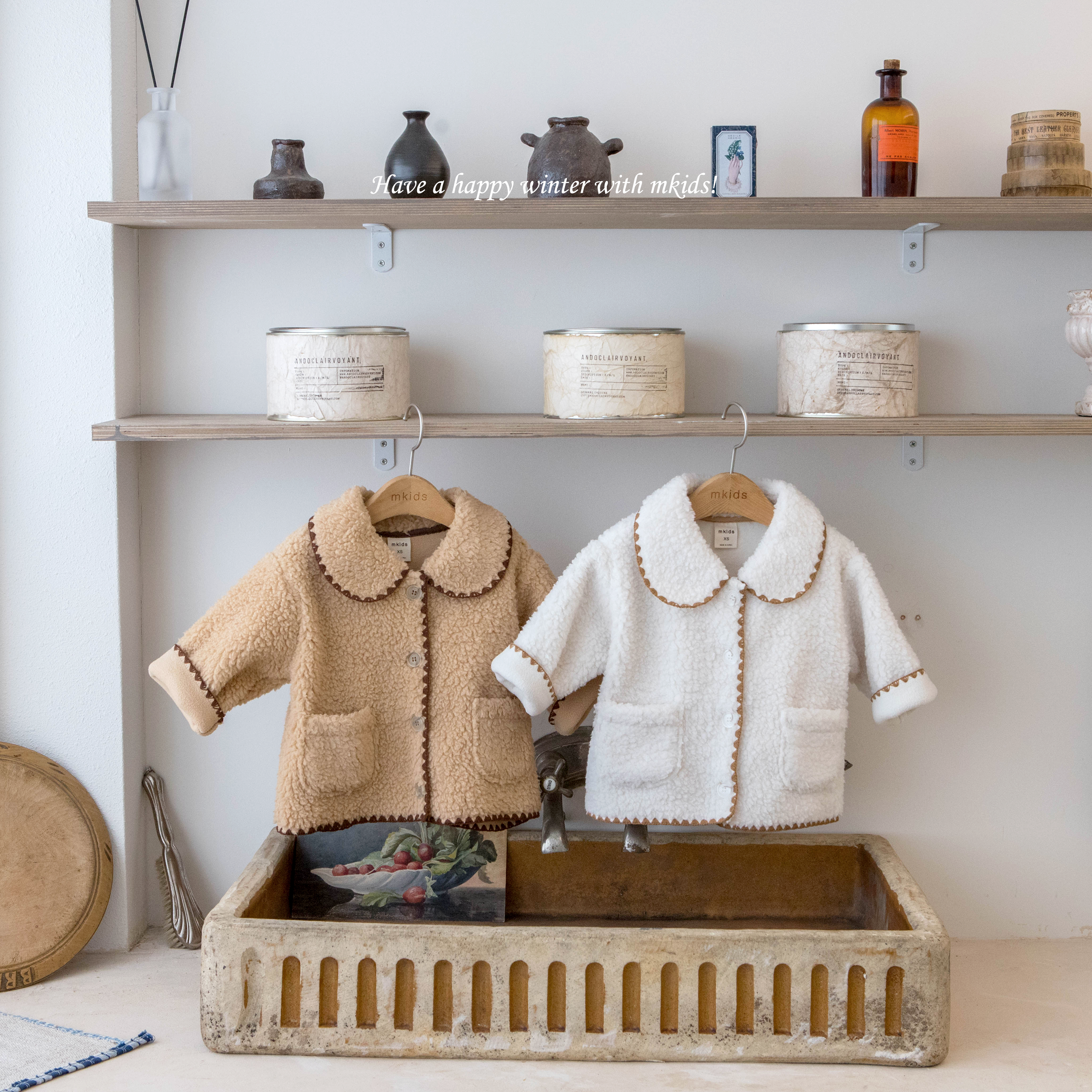 ［mkids］Melody boa jacket