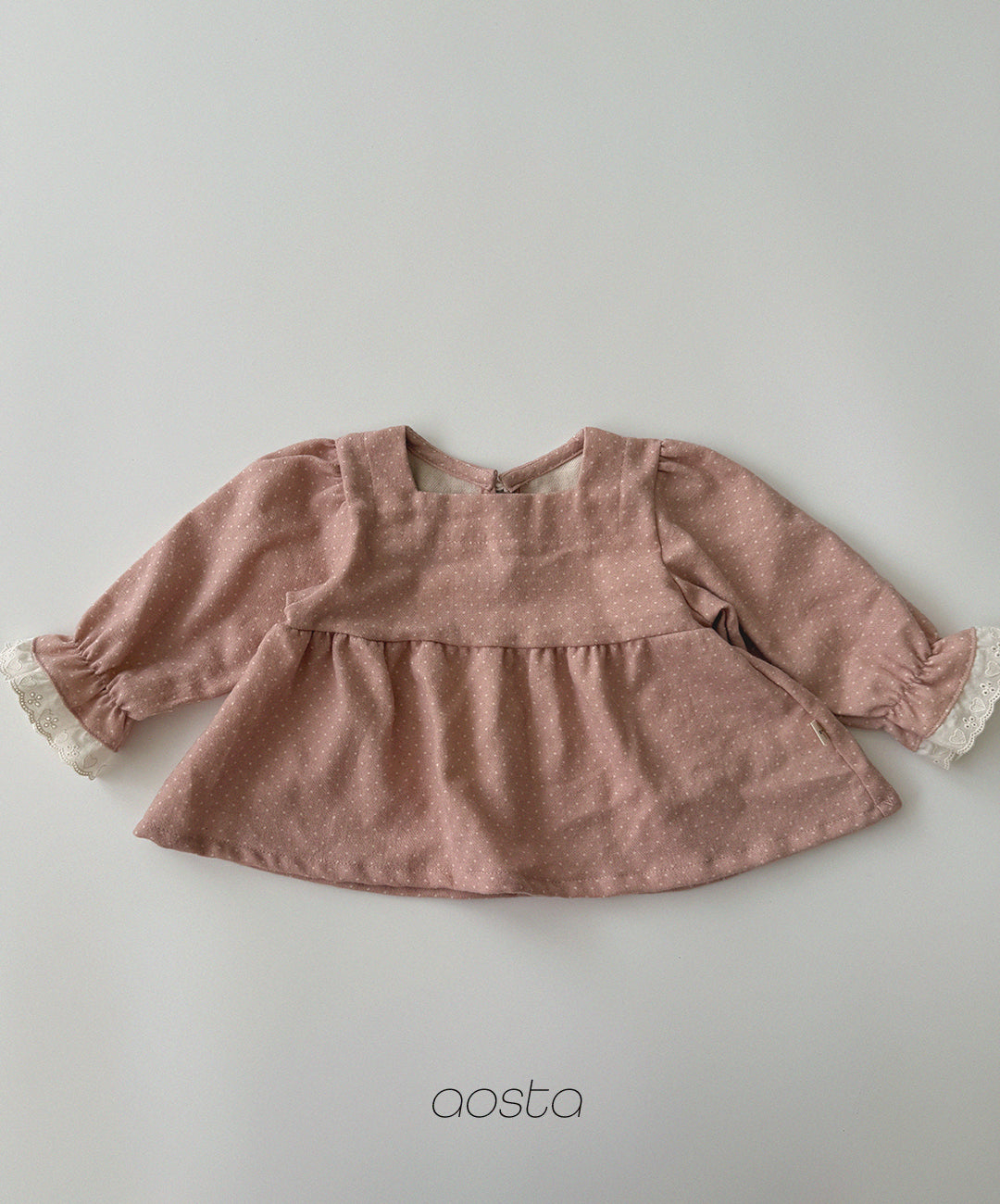 ［Aosta］Milk Dot Blouse