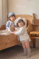 ［OREN］Allo cardigan & beret set