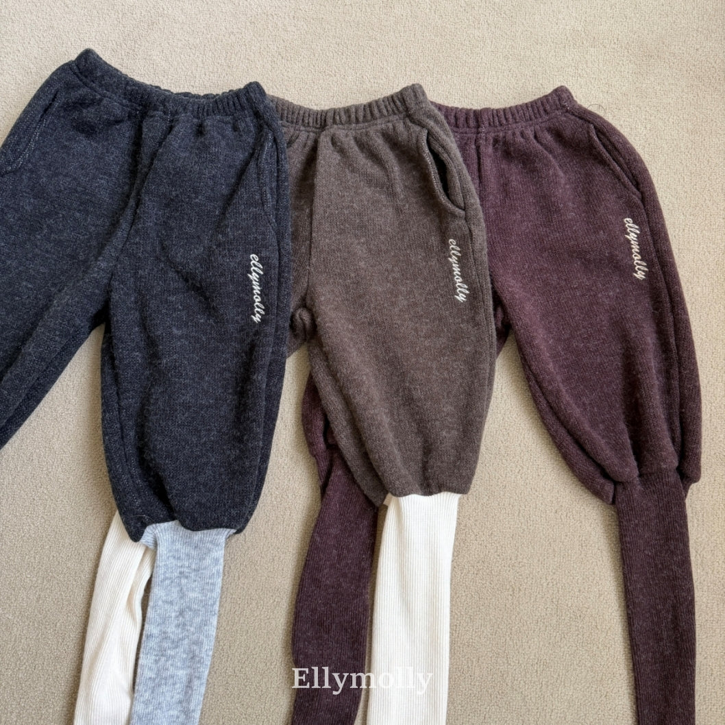 ［ELLY MOLLY］Point warm pants