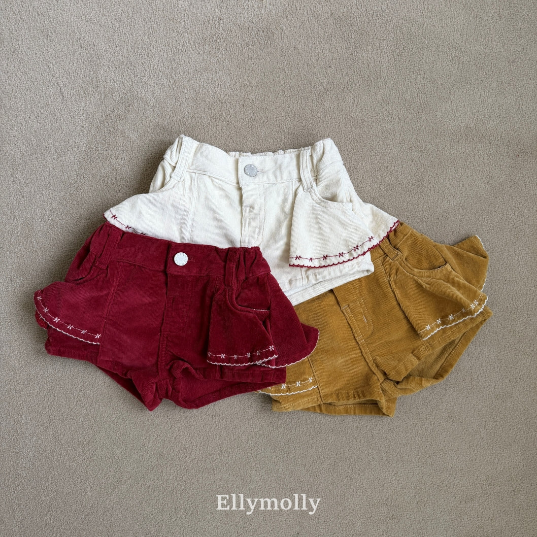 ［ELLY MOLLY］Rossy frill mini pants