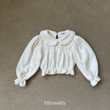 ［ELLY MOLLY］Honey round collar blouse