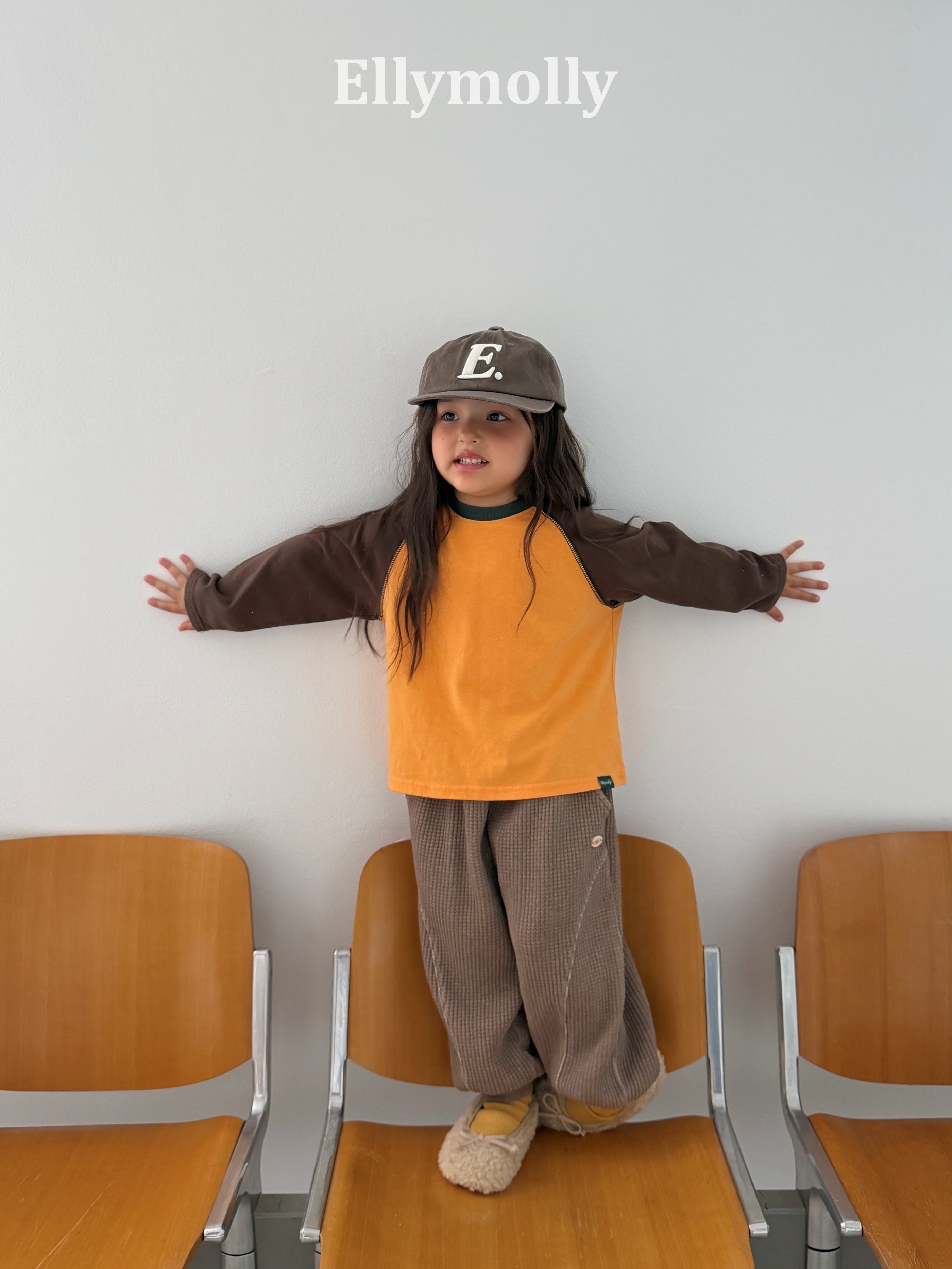 ［ELLY MOLLY］Waffle jogger pants