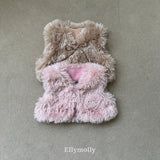 ［ELLY MOLLY］Fluffy vest