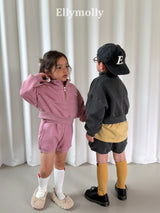 ［ELLY MOLLY］Arch pigment zip up
