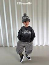 ［ELLY MOLLY］Velvet stripe jogger pants