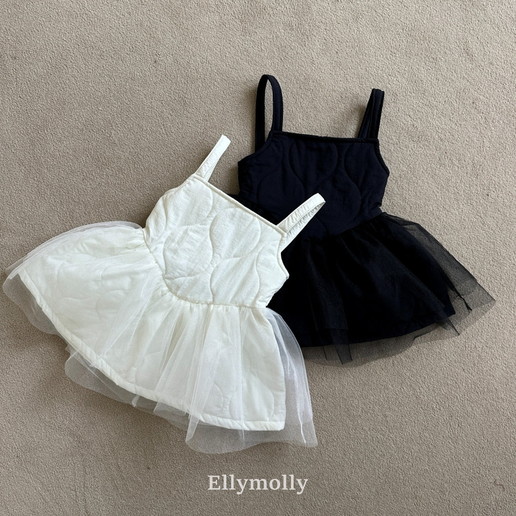 ［ELLY MOLLY］Quilting shasha one-piece