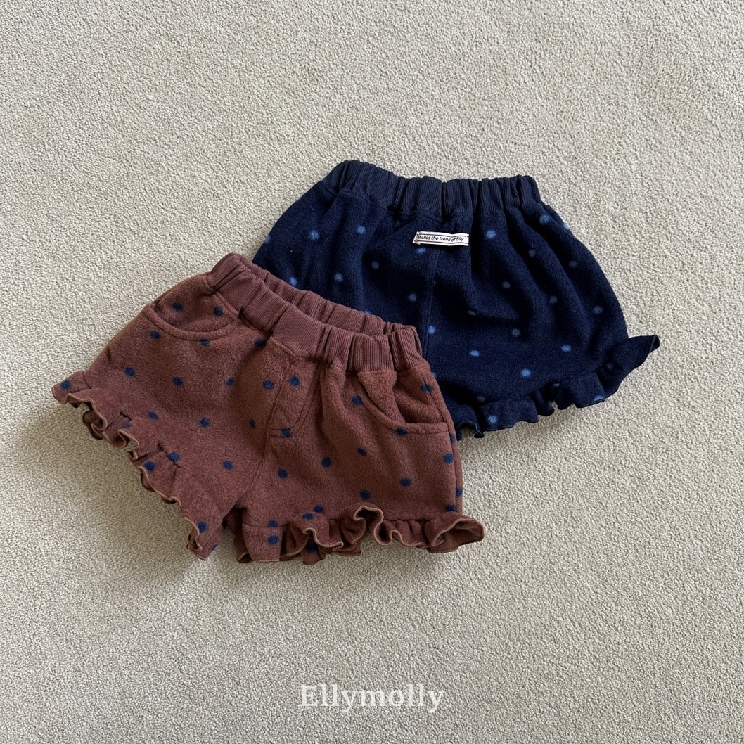 ［ELLY MOLLY］Dot frill pants