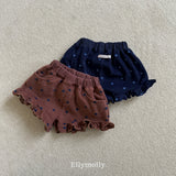 ［ELLY MOLLY］Dot frill pants