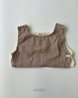 ［Aosta］Louis Stripe Vest