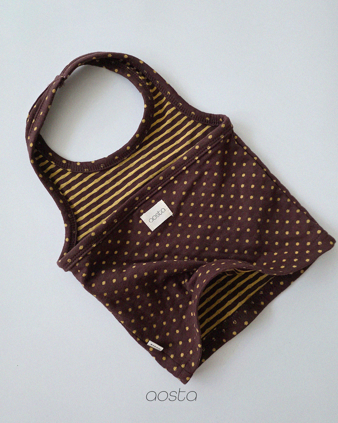 ［Aosta］Choco Chip Halter Neck