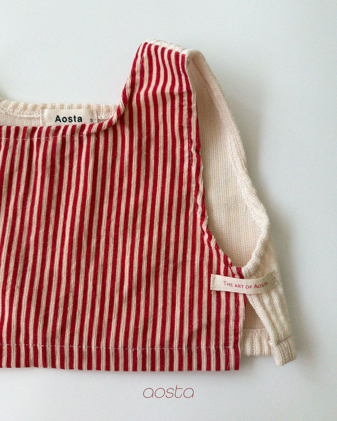 ［Aosta］Louis Stripe Vest
