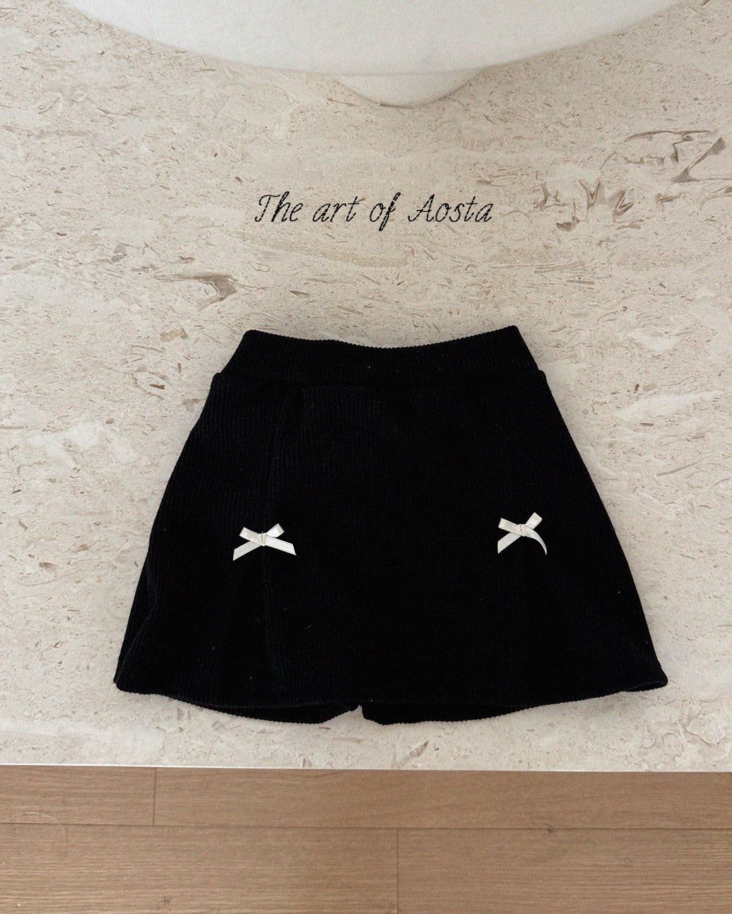 ［Aosta］Bibi Ribbon Skirt Pants