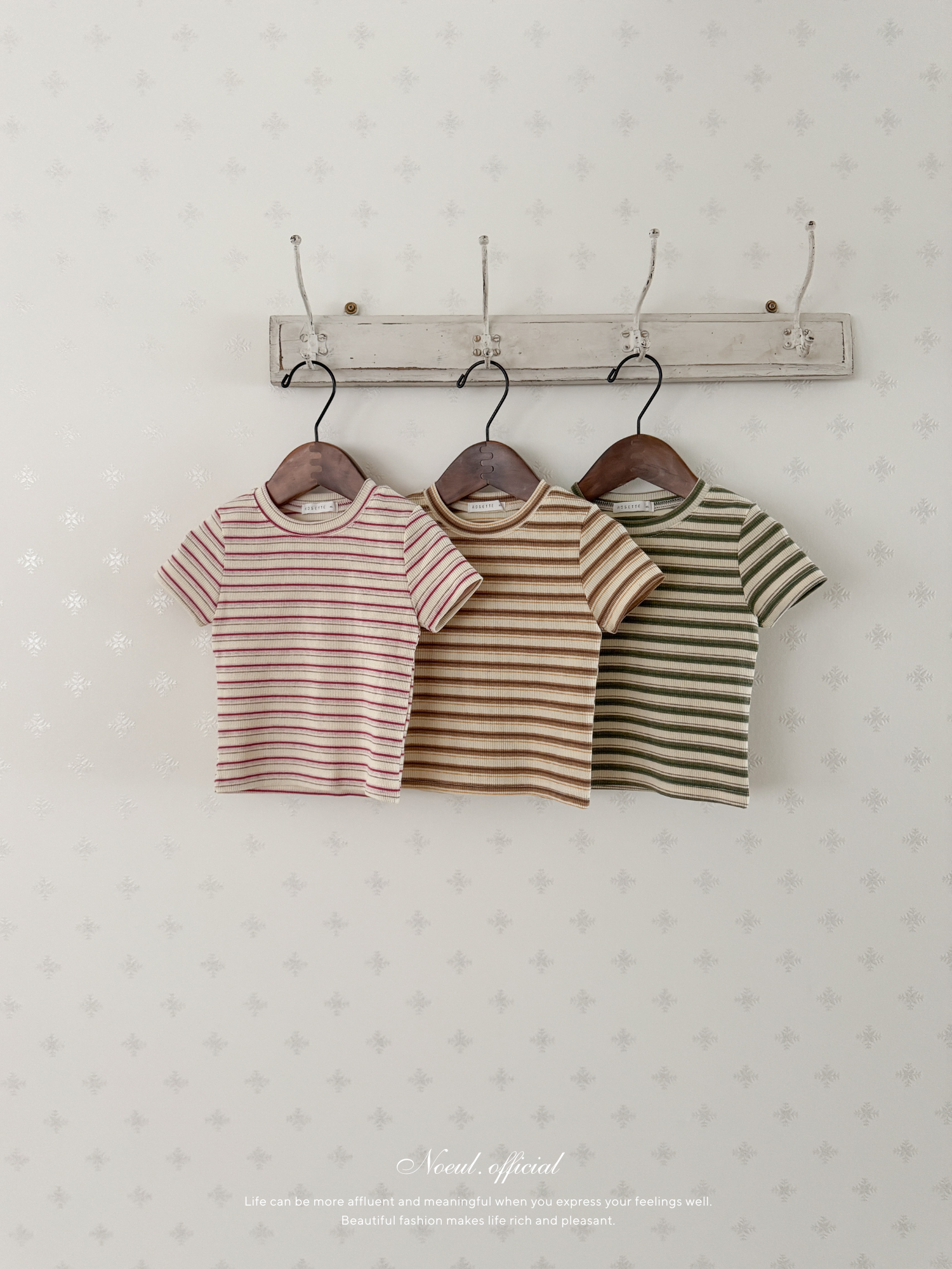 Stripe span tee