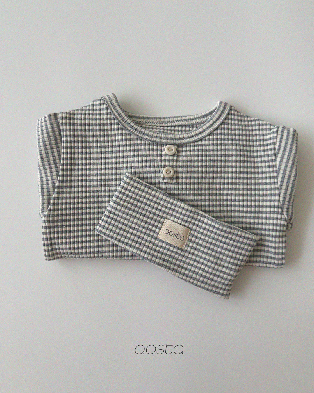 ［Aosta］Cookie Stripe Tee