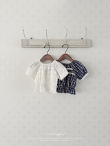Vivi lace puff blouse